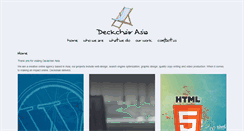 Desktop Screenshot of deckchair-asia.com